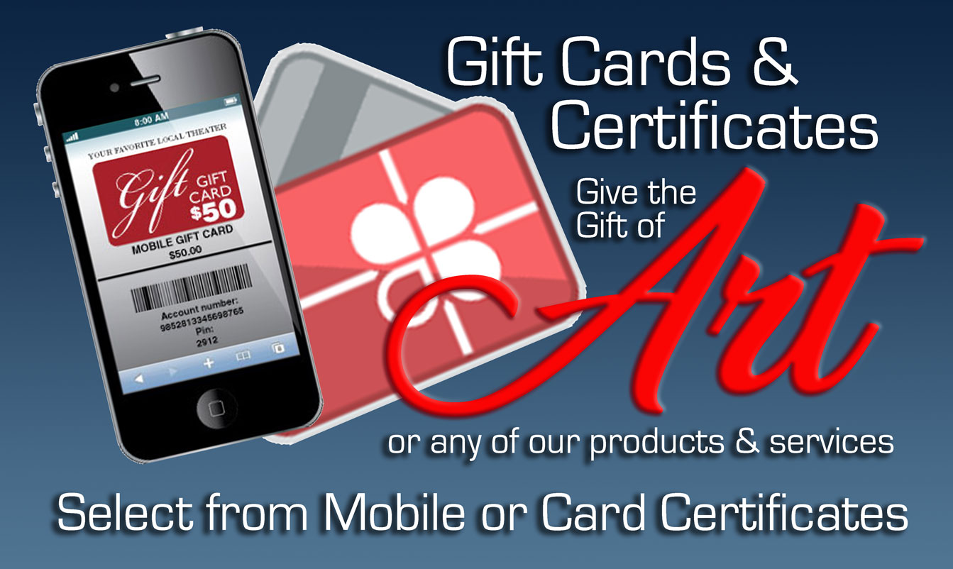 Get Your Gift Certificates Today